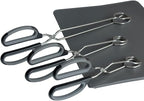 HINMAY Stainless Steel Scissor Tongs Cooking Tongs Set - Image 9