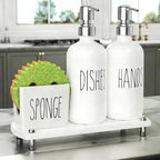 Cisily Kitchen Soap Dispenser Set Comes by CISILYHOMELIFE