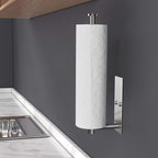 VAEHOLD Self Adhesive Paper Towel Holder Under Cabinet Mount, Wall Mounted - Image 5
