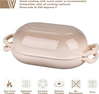 VORRINGARD Enameled Cast Iron Sourdough Bread Oven, Dutch Oven, Loaf Cast Iron - Image 3