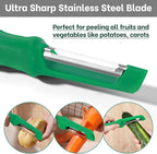 Beneno Swivel Vegetable Peeler, Razor-Sharp Smooth Peeling Potato Peelers - Image 4