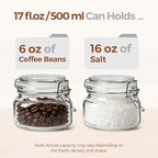 ComSaf Set of 6 Square Glass Jars - Image 3