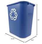 Rubbermaid Commercial Products Deskside Recycling Can, 7-Gallon/28-Quart - Image 5
