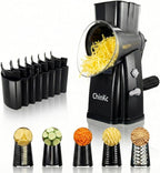 Upgrade Rotary Cheese Grater Shredder by ChinKc