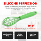 Chef Craft Premium Silicone Wire Cooking Whisk, 10.5 inch - Image 4