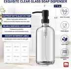 GMISUN Glass Soap Dispenser - Image 3