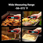 Professional 3X Faster 0.5sec Instant Read Meat Thermometer Digital, High - Image 6
