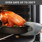 Granite Roasting Pan, 18” Enameled Roasting Pan - Image 4