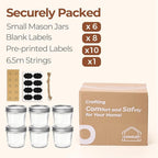 ComSaf Wide Mouth Mason Jars - Image 8