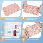 WIBIMEN Ice Cube Tray with Lid and Bin - Image 4