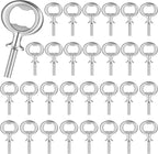 Cunhill 30 Pcs Metal Bottle Opener Blank Bulk Bottle Opener Inserts Parts by Cunhill
