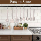 LIANYU 8Pcs Kitchen Cooking Utensils Set, Silicone Cooking Utensil Set - Image 7