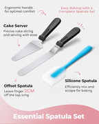 Kootek Aluminium Cake Turntable Set, Baking Tools - Image 5