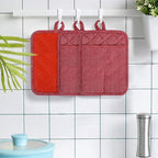 Pot Holders Yarn-Dyed Set of 3 Non Slip Silicone Kitchen Lines Heat Resistant - Image 7
