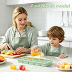 Doasuwish Ice Cube Trays with Lid, 3 Pack 10 Cubes 2 Tbsp. Silicone Ice Cube - Image 9