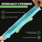 Reusable Silicone Stretch Lids for Food Storage in Fridge - Image 5
