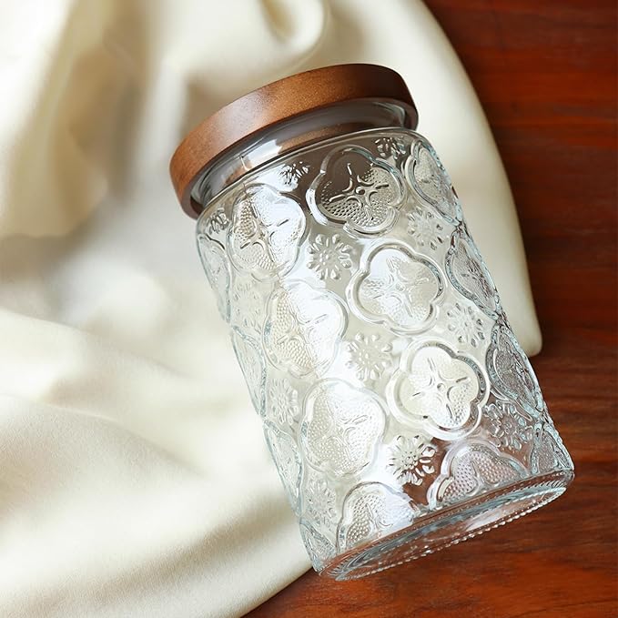 Adodeen 32oz Vintage Glass Jars - Image 7