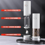 Electric Salt and Pepper Grinder Set Automatic Battery Pepper Mill Shakers - Image 8