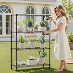 BestOffice | 4-Tier Wire Storage Shelves | 36x14x54 | Black | - Image 6