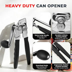 MARSWELL Heavy Duty Can Opener for Large Cans, Extra-Long Handles & Oversized - Image 2