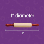 Colorations Natural Wood Rolling Pins, - Image 3