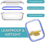 Vtopmart 5Pack 22oz Glass Storage Containers - Image 6