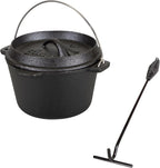 Stansport Pre-Seasoned Cast Iron Dutch Oven by Stansport