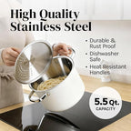 Cooler Concepts Pasta Pot with Strainer Lid - Image 5
