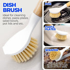 Holikme 6 Pack Dish Brush Scouring Pad Set - Image 3