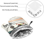 Happy Camper Oven Mitts and Pot Holders Sets of 4, Resistant Hot Pads - Image 7