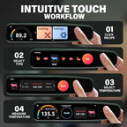 AWLKIM Instant Read Meat Thermometer Digital, 3.8" Touchscreen No App Needed – - Image 5
