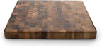 Ironwood Gourmet 28218 Square Charleston End Grain Chef's Board, Acacia Wood - Image 3