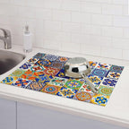 Mexican Tilt Dish Drying Mat For Kitchen Counter Absorbent Large Kitchen Fast - Image 7
