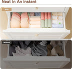 Criusia Drawer Organizer Clothes, 10 Pack Dresser Organizer - Image 5