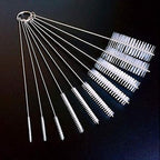 Long Straw Brush, Nylon Pipe Tube Cleaner 8-ihch 10 Different Diameters Set of - Image 5