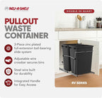 Rev-A-Shelf RV-18KD-18C S Double Pullout Trash Can - Image 2