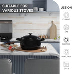 Miereirl 6 Quart Enameled Dutch Oven Pot - Image 3