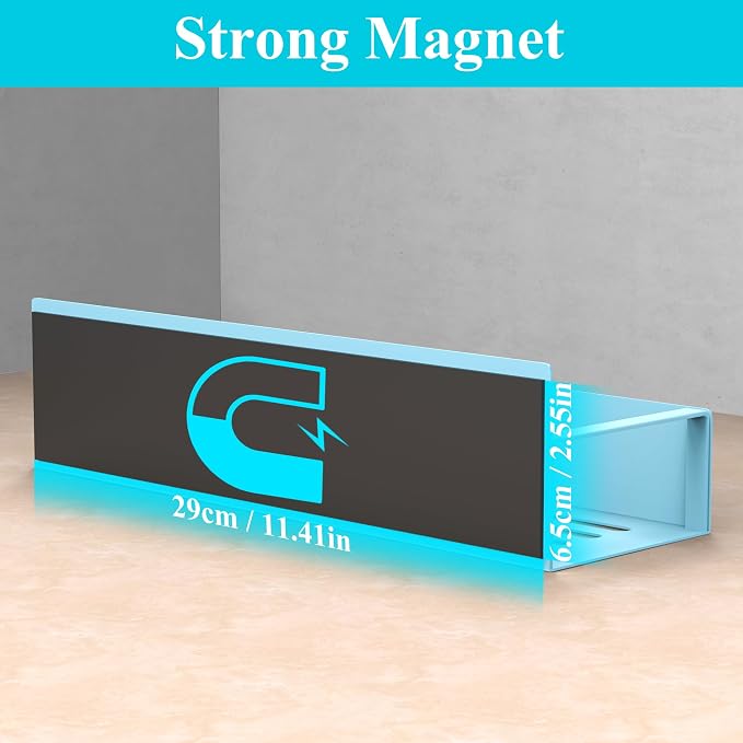HuggieGems 6 Pack Magnetic Spice Storage Rack Organizer - Image 3