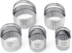 HULISEN Biscuit Cutter Set, Stainless Steel Round Biscuit Cutters - Image 5