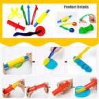 32-Piece Dough Tool Set for Kids – Dough Play Tools - Image 3