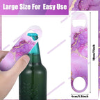 4 Pcs Flat Bottle Opener Heavy Duty Stainless Steel Bottle Opener Beer Flask - Image 2