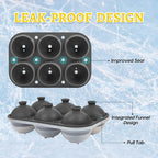 Samuelworld Premium Ice Tray Combo, Large Ice Sphere Maker & Giant Ice Cube - Image 3