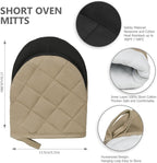 1 Pair Short Oven Mitts - Image 3
