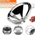 2-Pack Canning Funnels, Wide Mouth & Regular Mouth Kitchen Funnels - Image 2
