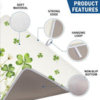 St Patrick's Day Dish Drying Mat 18 x 24 Inch Green Clover Dish Drainer Rack - Image 3