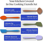 GIR: Get It Right 5 Piece Silicone Ultimate Kitchen Utensils Set - Image 3