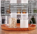Ackers Etched Graduated Glass Measuring Cup - Image 4
