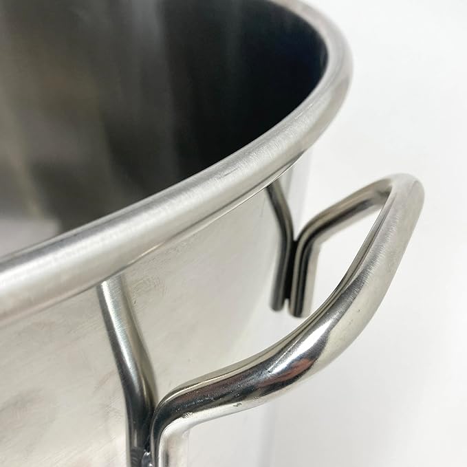 Bayou Classic 1124 24-qt Stainless Stockpot w/Lid And Basket Includes Vented - Image 5