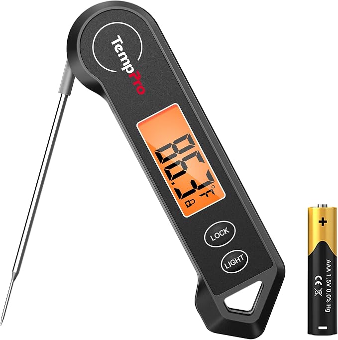 TempPro TP19H Waterproof Digital Meat Thermometer by TempPro