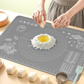 Silicone Baking Mat 32x24 inch, Extra Thick Non-stick Pastry Mat by UltraKeno